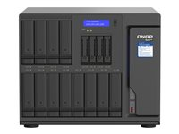 QNAP TVS-H1688X - Serveur NAS - 16 Baies - SATA 6Gb/s - RAID RAID 0, 1, 5, 6, 10, 50, JBOD, disque de réserve 5, 6 disques de secours, 60, disque de réserve 10, RAID TP - RAM 32 Go - Gigabit Ethernet / 2.5 Gigabit Ethernet / 10 Gigabit Ethernet - iSCSI support TVS-H1688X-W1250-32G