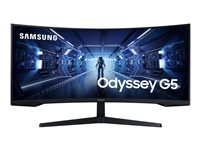 Samsung Odyssey G5 C34G55TWWP - G55T Series - écran LED - incurvé - 34" - HDR LC34G55TWWPXEN