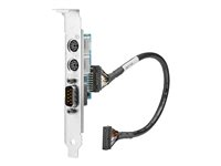 HP - Adaptateur série/PS/2 - PCIe - série x 1 + clavier PS/2 x 1 + souris PS/2 x 1 - pour HP Z1 G8; EliteDesk 800 G3, 80X G6, 80X G8; ProDesk 405 G6; Workstation Z1 G5, Z1 G6 1VD82AA