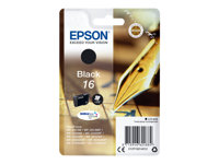 Epson 16 - 5.4 ml - noir - original - cartouche d'encre - pour WorkForce WF-2010, 2510, 2520, 2530, 2540, 2630, 2650, 2660, 2750, 2760 C13T16214022