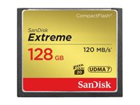 SanDisk Extreme - Carte mémoire flash - 128 Go - 567x - CompactFlash SDCFXSB-128G-G46