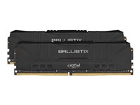 Ballistix - DDR4 - kit - 16 Go: 2 x 8 Go - DIMM 288 broches - 3600 MHz / PC4-28800 - CL16 - 1.35 V - mémoire sans tampon - non ECC - noir BL2K8G36C16U4B