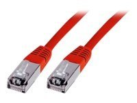 Uniformatic - Câble réseau - RJ-45 (M) pour RJ-45 (M) - 3 m - FTP - CAT 5e - moulé, bloqué - rouge 20463