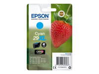 Epson 29XL - 6.4 ml - XL - cyan - original - emballage coque avec alarme radioélectrique/ acoustique - cartouche d'encre - pour Expression Home XP-235, 245, 247, 255, 332, 335, 342, 345, 432, 435, 442, 445, 455 C13T29924022