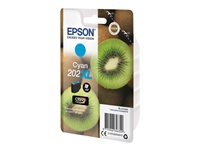 Epson 202XL - 8.5 ml - XL - cyan - original - emballage coque avec alarme radioélectrique/ acoustique - cartouche d'encre - pour Expression Premium XP-6000, XP-6005 C13T02H24020