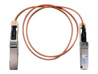 Cisco Direct-Attach Active Optical Cable - Câble réseau - QSFP+ pour QSFP+ - 20 m - fibre optique - SFF-8436 - gris - pour Nexus 3172PQ, 3172PQ-XL, 3172TQ, 6001, 6001P, 6001T, 6004, 6004 24, 6004EF, 6004X QSFP-H40G-AOC20M=